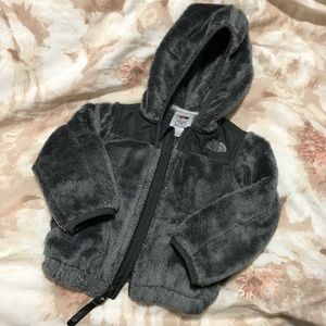 The North Face baby zip up sweater